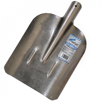 Лопата совковая ЧИБИС S504-3/2s б/ч, рельсовая сталь с ребрами жесткости.  